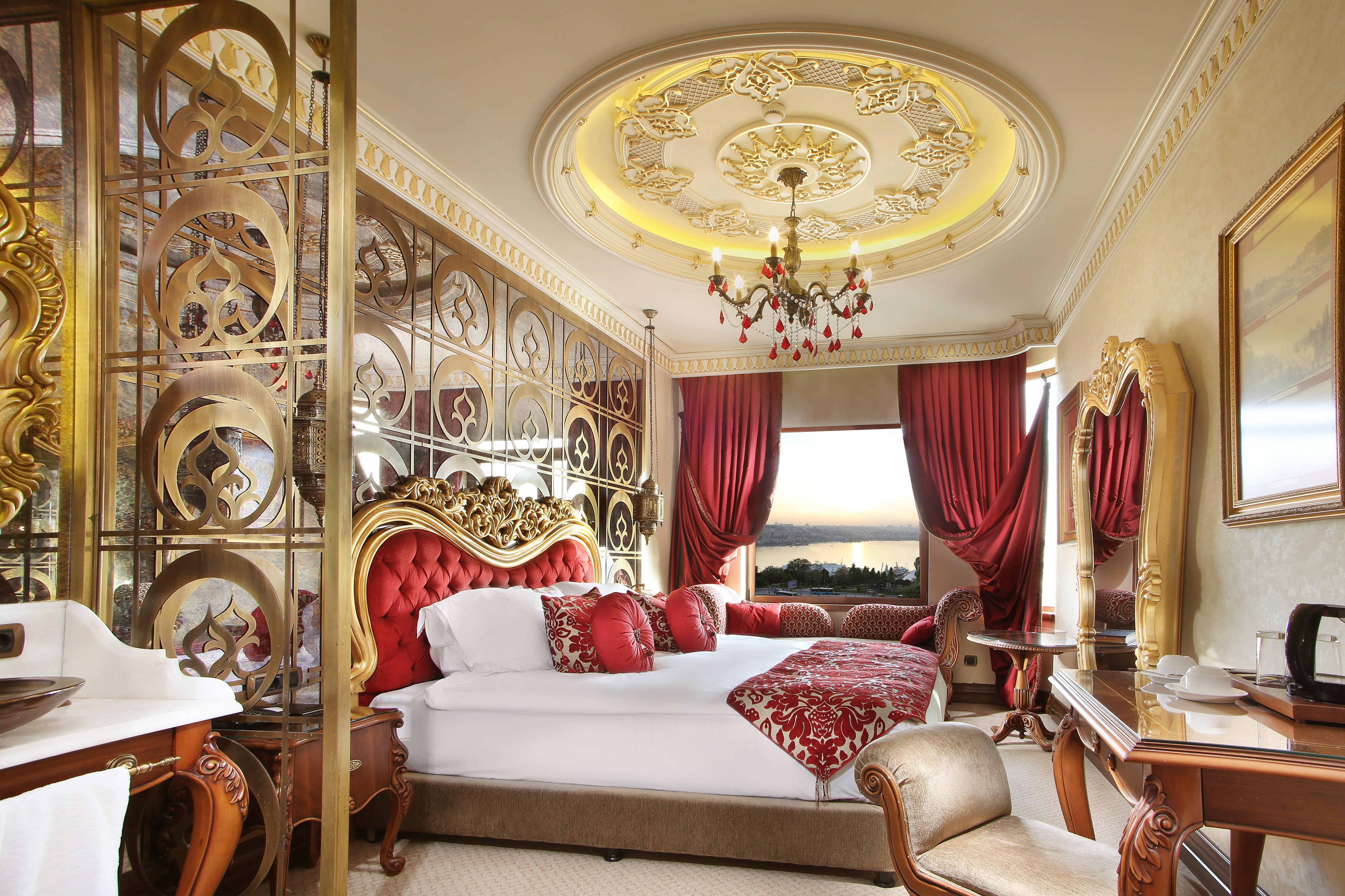 Daru Sultan Hotels Galata Istanbul Exterior foto A suite at the hotel