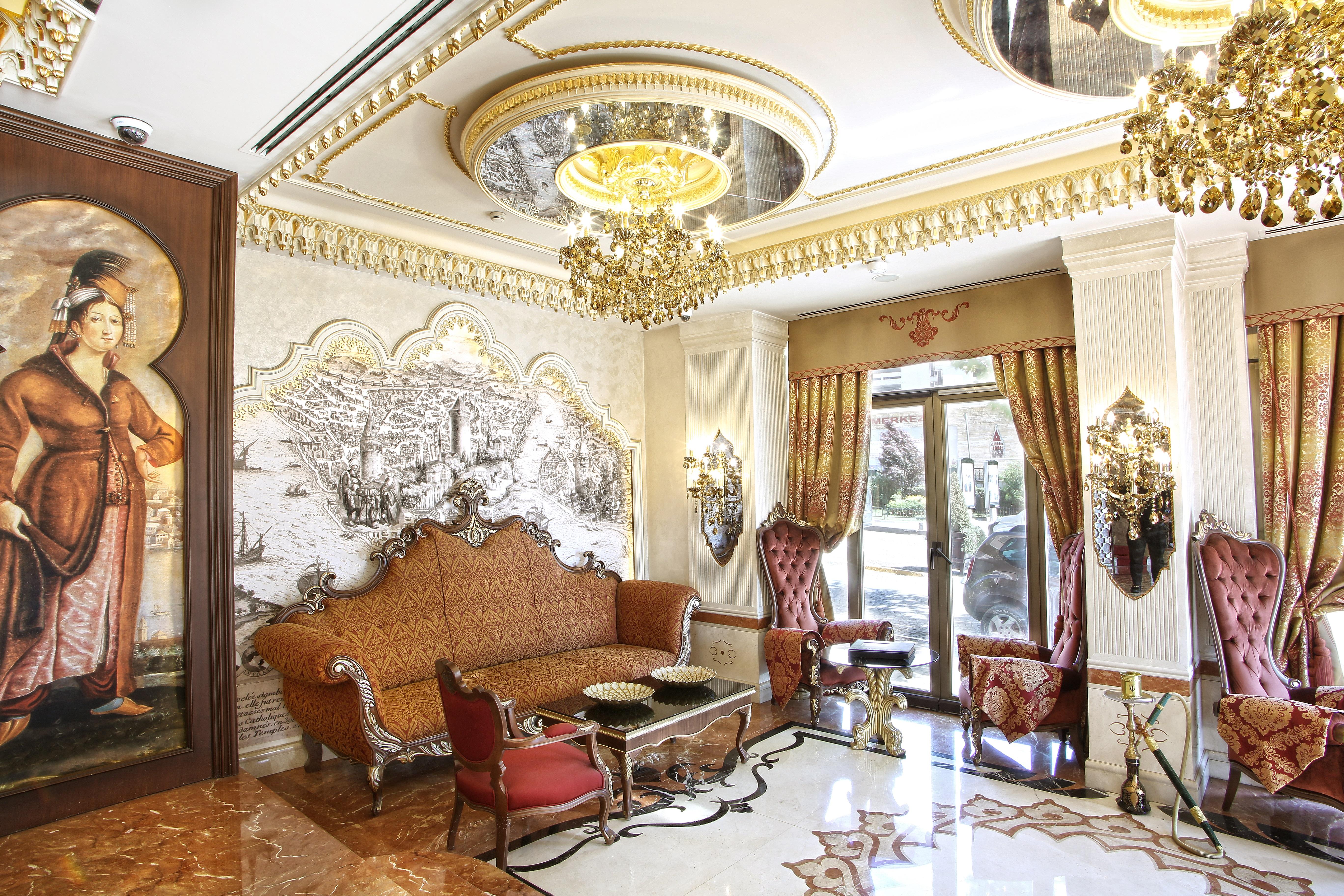 Daru Sultan Hotels Galata Istanbul Exterior foto Interior of the hotel