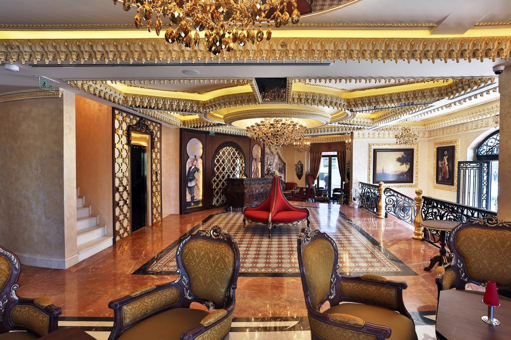 Daru Sultan Hotels Galata Istanbul Exterior foto The lobby of the hotel